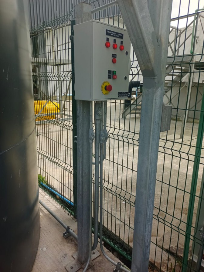 Instalacion antiexplosiva